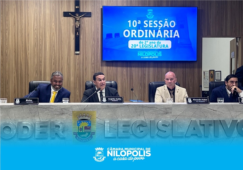 10ª Sessão Ordinária Do 2º Ano Da 20ª Legislatura Câmara Municipal de Nilópolis (25/03/2026).