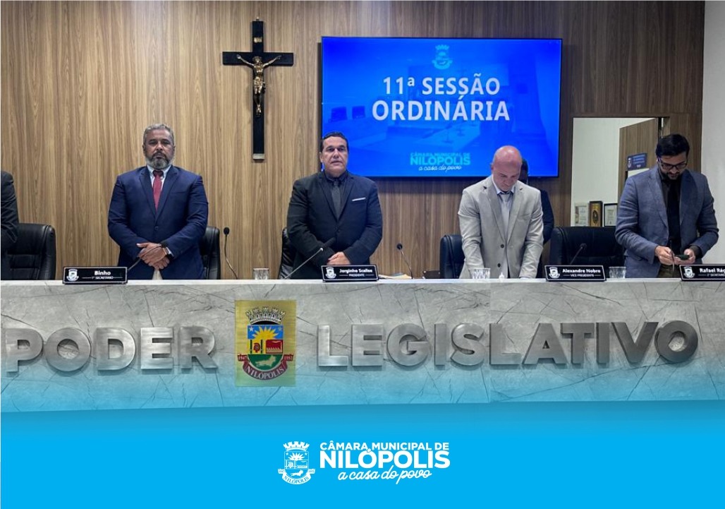 11ª Sessão Ordinária Do 2º Ano Da 20ª Legislatura Câmara Municipal de Nilópolis (30/03/2026).