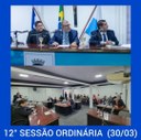 Resumo da 12ª Sessão Ordinária da Câmara Municipal de Nilópolis, realizada em 30/03/2022.
