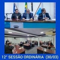 12ª Sessão Ordinária 2022 (30/03/2022)