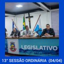 Resumo da 13ª Sessão Ordinária da Câmara Municipal de Nilópolis, realizada em 04/04/2022.