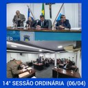 Resumo da 14ª Sessão Ordinária da Câmara Municipal de Nilópolis, realizada em 06/04/2022.