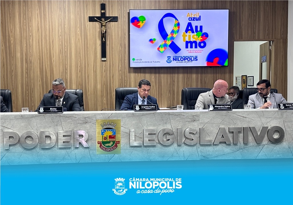 14ª Sessão Ordinária Do 2º Ano Da 20ª Legislatura Câmara Municipal de Nilópolis (08/04/2026).