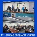 Resumo da 17ª Sessão Ordinária da Câmara Municipal de Nilópolis, realizada em 18/04/2022.