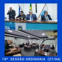 Resumo da 19ª Sessão Ordinária da Câmara Municipal de Nilópolis, realizada em 27/04/2022.