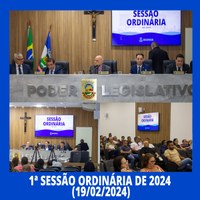 1ª Sessão Ordinária de 2024 - 19/02/2024