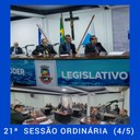 Resumo da 21ª Sessão Ordinária da Câmara Municipal de Nilópolis, realizada em 04/05/2022.