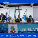 Resumo da 24ª Sessão Ordinária da Câmara Municipal de Nilópolis, realizada em 16/05/2022.