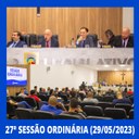 Resumo da 27ª Sessão Ordinária da Câmara Municipal de Nilópolis, realizada na tarde desta Segunda-feira (29/05).