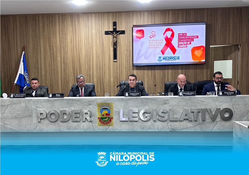 27ª Sessão Ordinária da 20ª Legislatura Câmara Municipal de Nilópolis (02/06/2025).