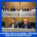 A Prefeitura de Nilópolis realizou na manhã dessa Sexta-Feira (02/06), no Plenário da Câmara Municipal, Audiência Pública da SEMSERP - Secretaria Municipal de Serviços Públicos.