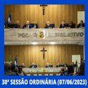 Resumo da 30ª Sessão Ordinária da Câmara Municipal de Nilópolis, realizada na tarde desta Quarta-feira (07/06).
