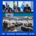 Resumo da 30ª Sessão Ordinária da Câmara Municipal de Nilópolis, realizada em 06/06/2022.