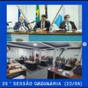 Resumo da 35ª Sessão Ordinária da Câmara Municipal de Nilópolis, realizada em 22/06/2022.