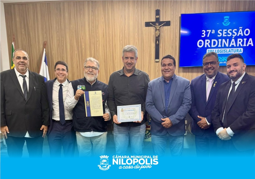 37ª Sessão Ordinária da Câmara Municipal de Nilópolis – 06 de Agosto de 2025.