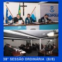 Resumo da 38ª Sessão Ordinária da Câmara Municipal de Nilópolis, realizada em 08/08/2022.