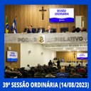 Resumo da 39ª Sessão Ordinária da Câmara Municipal de Nilópolis, realizada na tarde desta Segunda-feira (14/08).