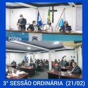 Resumo da 3ª Sessão Ordinária da Câmara Municipal de Nilópolis, realizada em 21/02/2022.