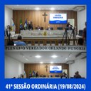 Resumo da 41ª Sessão Ordinária da Câmara Municipal de Nilópolis, realizada na tarde desta Segunda-feira (19/08/2024)