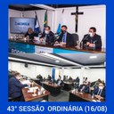 Confira as matérias aprovadas na 43º Sessão Ordinária, inclusive a relação de todos os homenageados com a Moção de Congratulações e Aplausos.