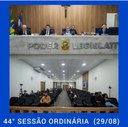 Resumo da 44ª Sessão Ordinária da Câmara Municipal de Nilópolis, realizada em 29/08/2022.