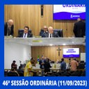 Resumo da 46ª Sessão Ordinária da Câmara Municipal de Nilópolis, realizada na tarde desta Segunda-feira (11/09).