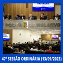 Resumo da 47ª Sessão Ordinária da Câmara Municipal de Nilópolis, realizada na tarde desta Quarta-feira (13/09).