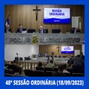 Resumo da 48ª Sessão Ordinária da Câmara Municipal de Nilópolis, realizada na tarde desta Segunda-feira (18/09).