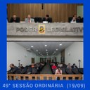 Resumo da 49ª Sessão Ordinária da Câmara Municipal de Nilópolis, realizada em 19/09/2022.