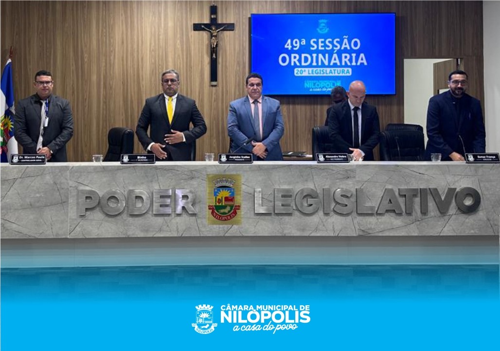 49ª Sessão Ordinária da Câmara Municipal de Nilópolis – 17 de Setembro de 2025.
