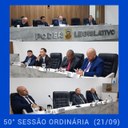 Resumo da 50ª Sessão Ordinária da Câmara Municipal de Nilópolis, realizada em 21/09/2022.