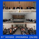 Resumo da 51ª Sessão Ordinária da Câmara Municipal de Nilópolis, realizada em 26/09/2022.