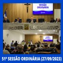 Resumo da 51ª Sessão Ordinária da Câmara Municipal de Nilópolis, realizada na tarde desta Quarta-feira (25/09).