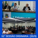 Resumo da 52ª Sessão Ordinária da Câmara Municipal de Nilópolis, realizada na manhã desta segunda-feira (20/09).