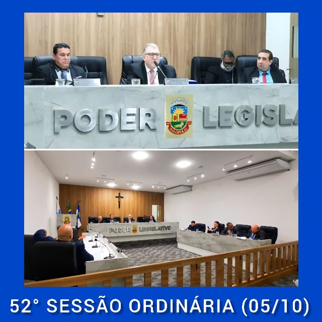 52ª Sessão Ordinária 2022 (05/10/2022)