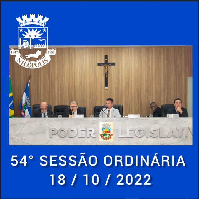 54ª Sessão Ordinária 2022 (17/10/2022)