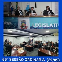 55ª SESSÃO ORDINÁRIA (29/09/2021)