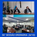 56ª SESSÃO ORDINÁRIA (04/10/2021)