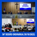 Resumo da 56ª Sessão Ordinária da Câmara Municipal de Nilópolis, realizada na tarde desta última Quarta-feira (18/10).