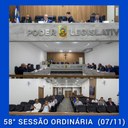 58ª Sessão Ordinária 2022 (07/11/2022)