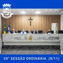 Resumo da 59ª Sessão Ordinária da Câmara Municipal de Nilópolis, realizada em 10/11/2022.