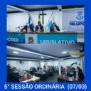 5ª Sessão Ordinária 2022 (07/03/2022)