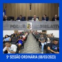 5ª Sessão Ordinária - Câmara Municipal de Nilópolis - 08/03/2023