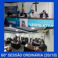 60ª Sessão Ordinária (20/10/2021)