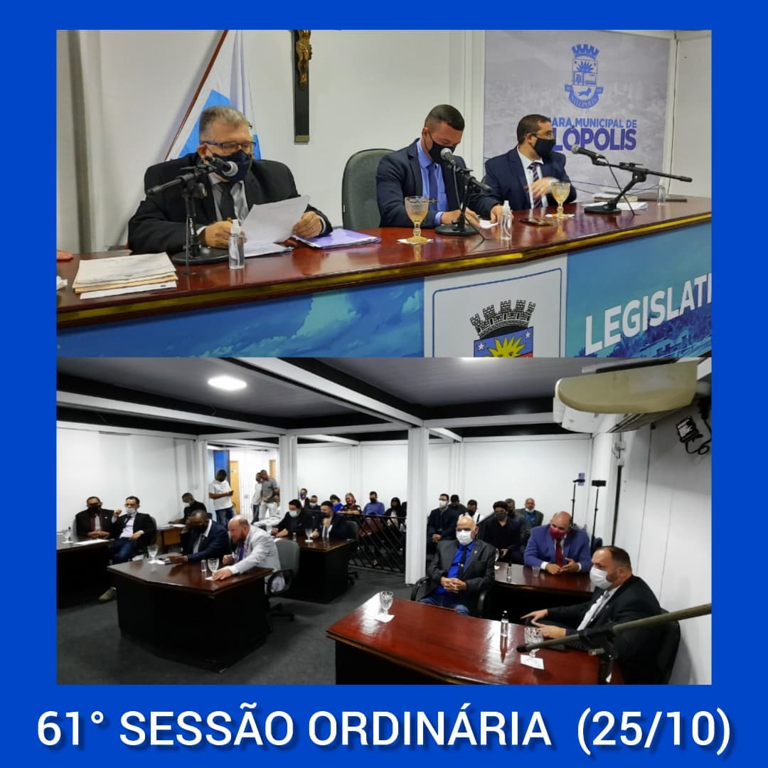 61ª Sessão Ordinária (25/10/2021)
