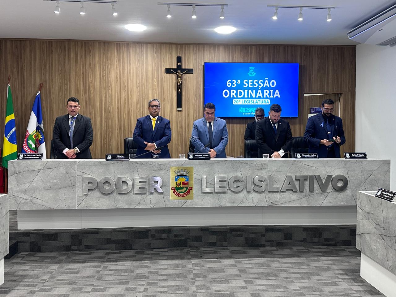 63ª Sessão Ordinária da Câmara Municipal de Nilópolis – 05 de Novembro de 2025.