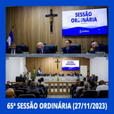 Resumo da 65ª Sessão Ordinária da Câmara Municipal de Nilópolis, realizada na tarde desta Segunda-feira (27/11).