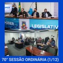 70ª Sessão Ordinária (01/12/2021)