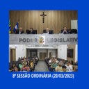 Resumo da 8ª Sessão Ordinária da Câmara Municipal de Nilópolis, realizada na manhã desta Segunda-feira (20/03).