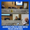 Câmara Municipal de Nilópolis promove Audiência Pública sobre Metas Fiscais do Poder Executivo do Município(29/09/2023)